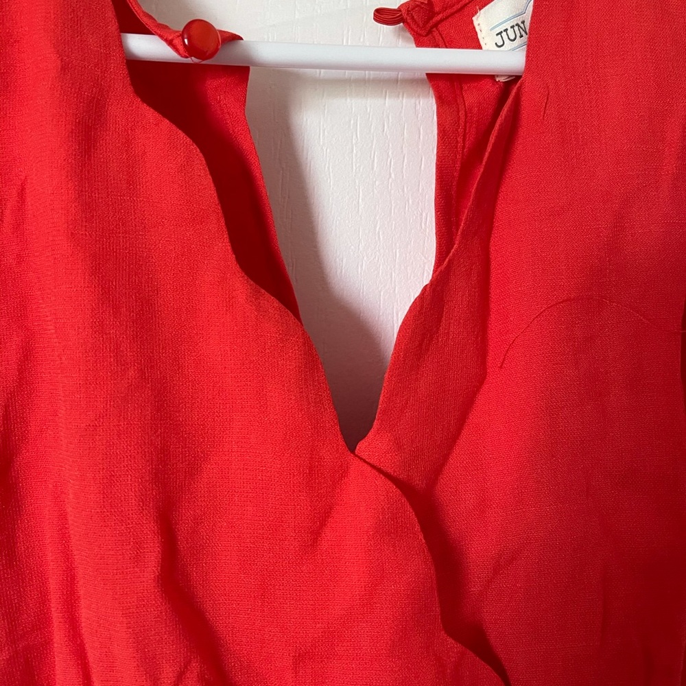 Red romper - Picture 2 of 4